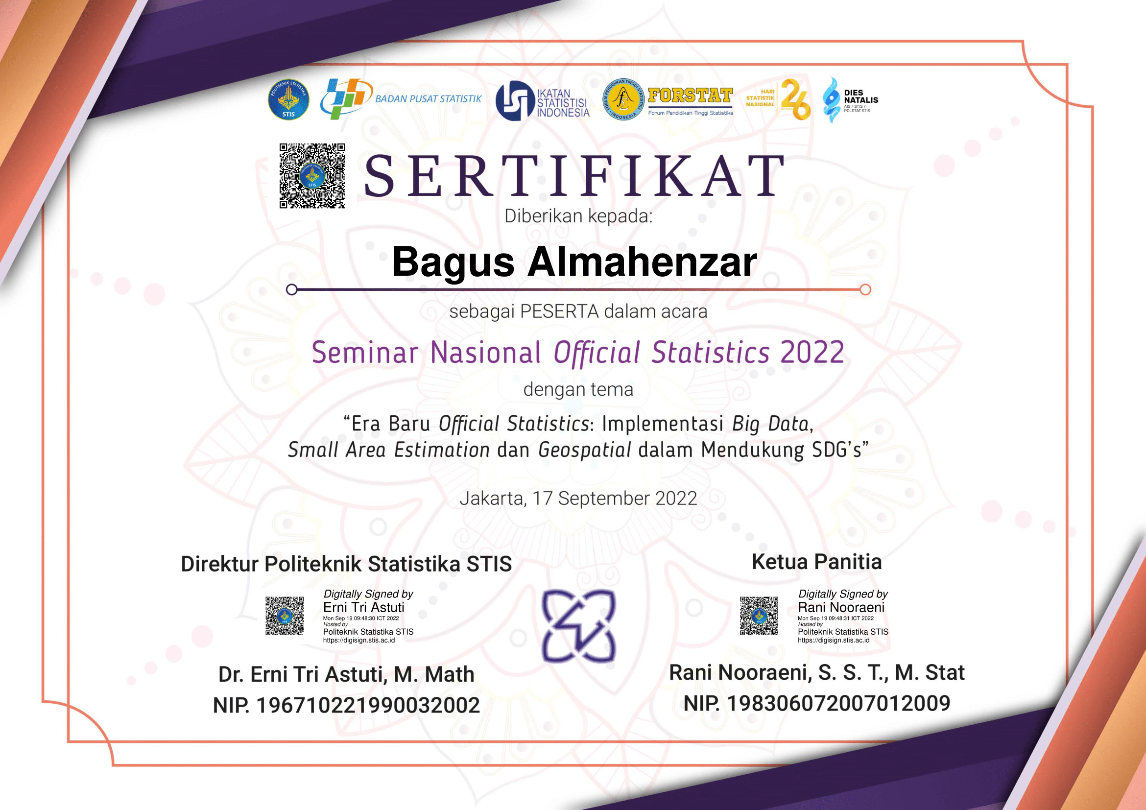 Seminar Nasional Official Statistics 2022 (Sertifikat Peserta)-2e3a37567a_Bagus Almahenzar-1.png